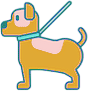 Dog Getting Walked Logo